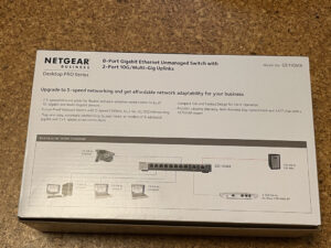 ネットワークハブが壊れ、10G化は進む！【NETGEAR アンマネージ スイッチングハブ 8ポート+10G (2ポート) GS110MX